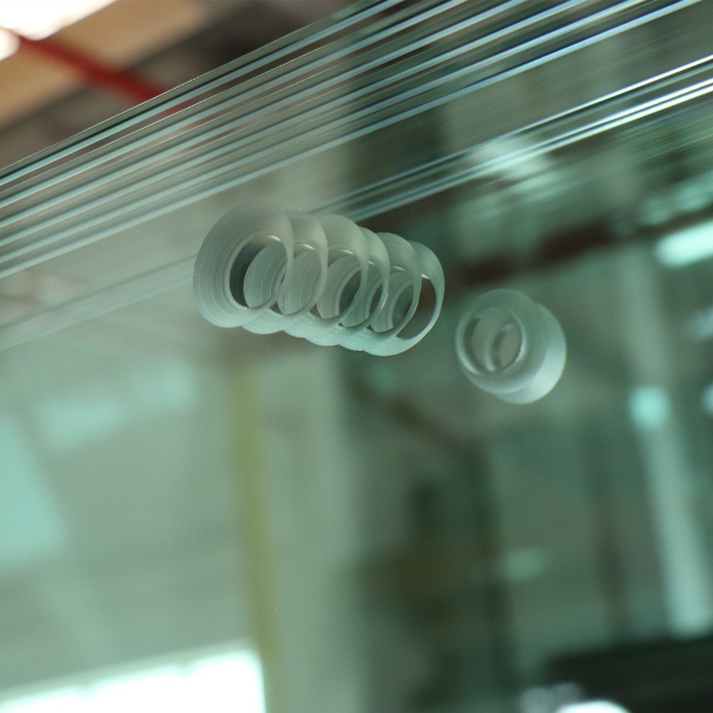 Taladros de precisión CNC en vidrio SECURCID 12mm para squash